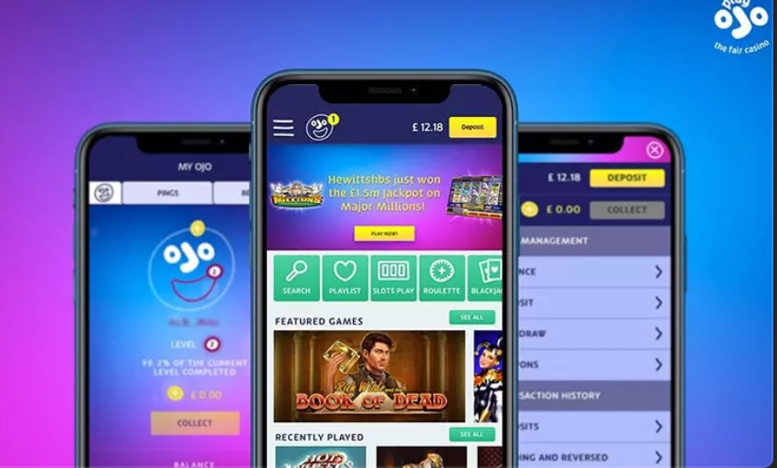 Mobile Casino Experience - PlayOJO Ontario