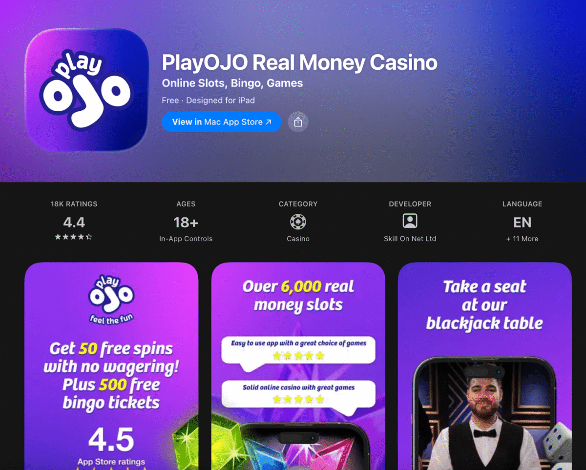 How to Use PlayOJO on Mobile