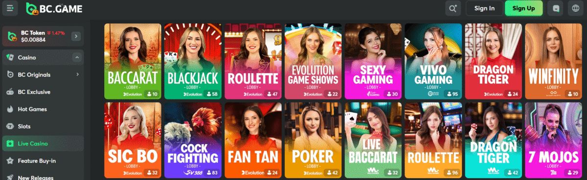 BC Game Canada Casino