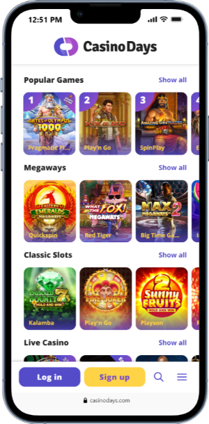 What You Can Do in the Casino Days App