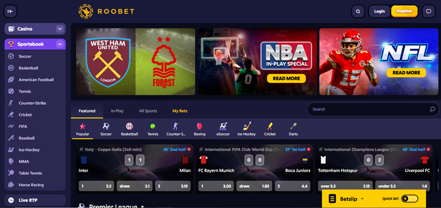 Roobet Sportsbook