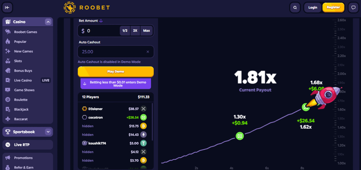How to Play Roobet Crash and Other Casino Games&nbsp;
