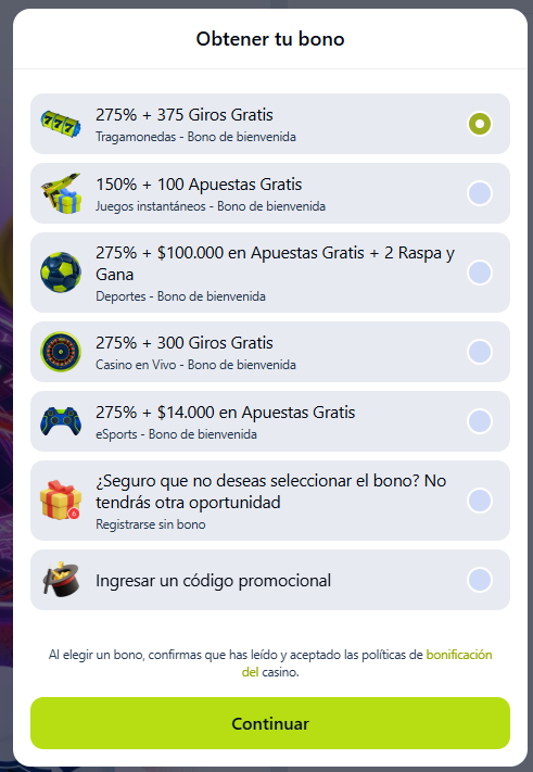 Jugabet ¿Cómo reclamar el bono de casino?