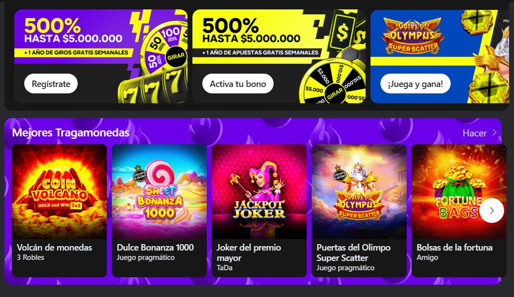 Mejores juegos y nuevas tragamonedas en Parimatch Chile
