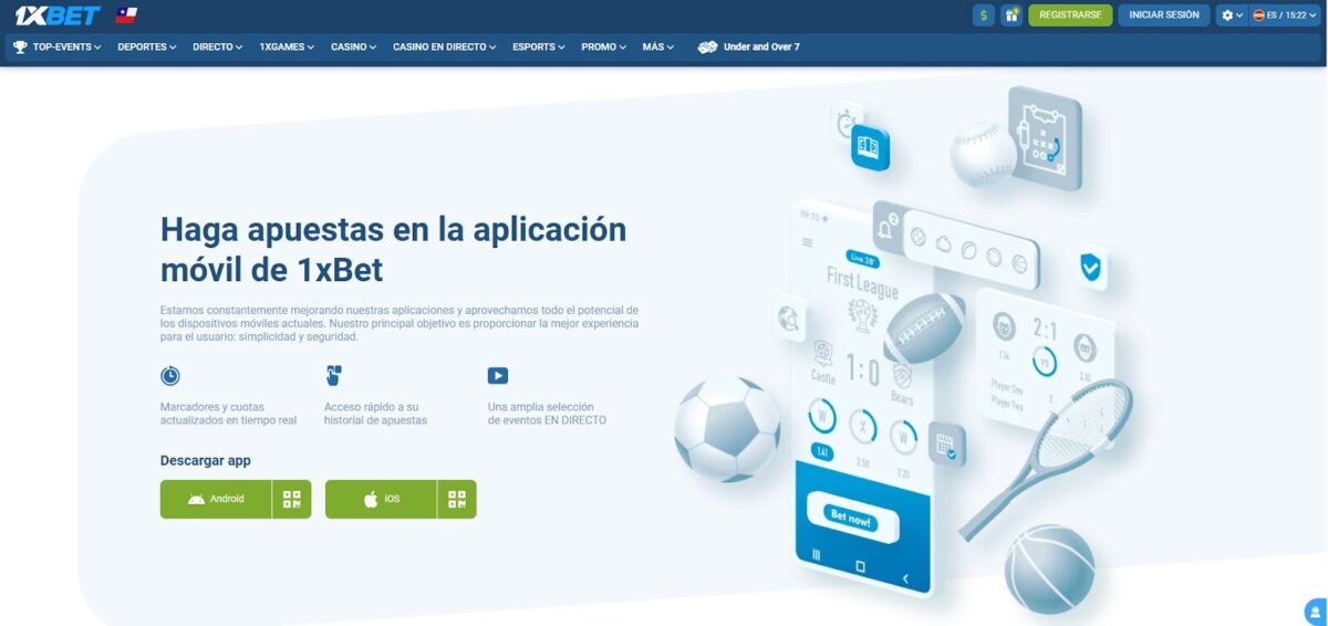 Cómo descargar 1xbet App en Chile