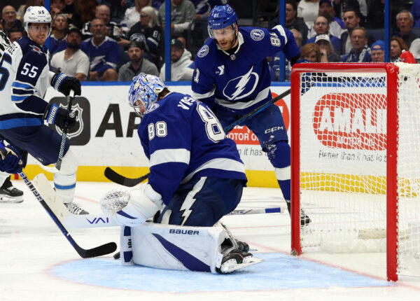 Andrei Vasilevskiy Becomes Fastest NHL Goalie to 300 Wins Against Jets