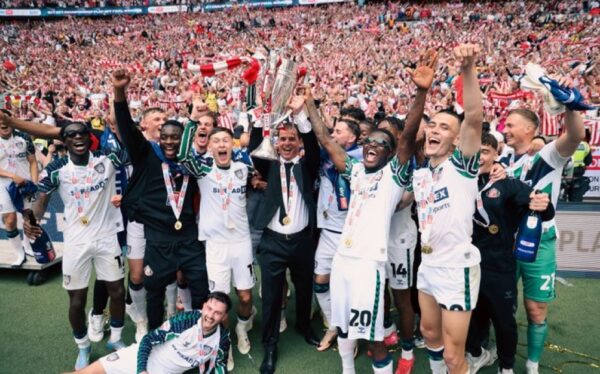 Sunderland Win Championship Play-off Final, Promoted to 2025-26 Premier League with Leeds United and Burnley
