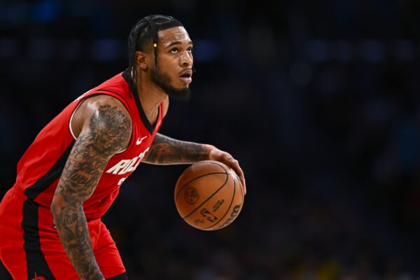 Houston Rockets forward Cam Whitmore (7) looks to shoot against the Los Angeles Lakers during the second half at Crypto.com Arena.