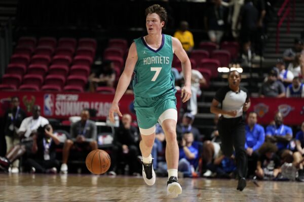 Hornets Rookie Kon Knueppel Exits After Scary Head Knock Ahead of Summer League Final