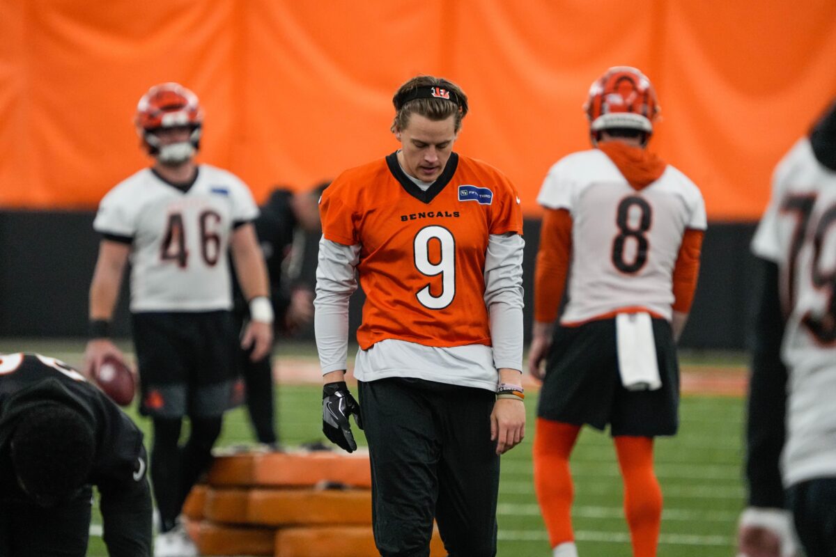 Bengals Rule Out Joe Burrow vs. Patriots - QB Not Activated for Week 12