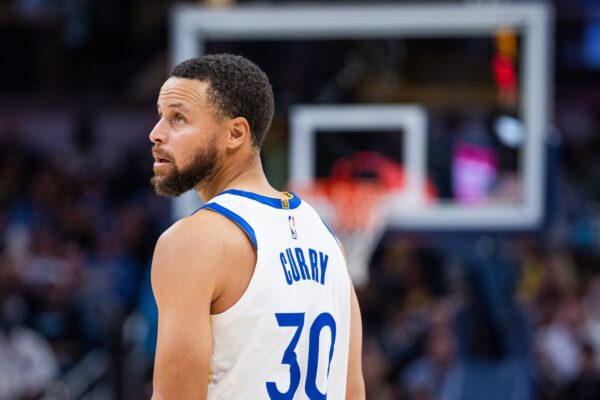 Golden State Warriors guard Stephen Curry (30) in the second half against the Indiana Pacers at Gainbridge Fieldhouse.