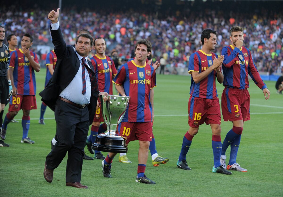 Laporta Dismisses Messi Return Rumours, Calls Barcelona Comeback “Unrealistic”