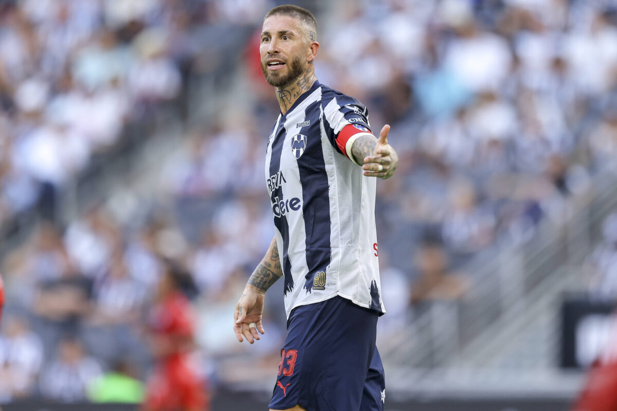 Sergio Ramos 93 of Monterrey during the J5 match between Monterrey and Mazatlan of the A2025 tournament in the Liga MX, held at the BBVA stadium, in Monterrey, Nuevo Leon, MÃ xico.
