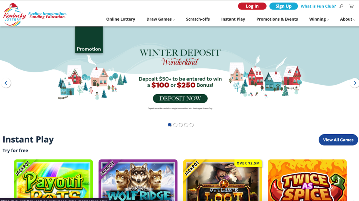 How to redeem Kentucky Lottery promos