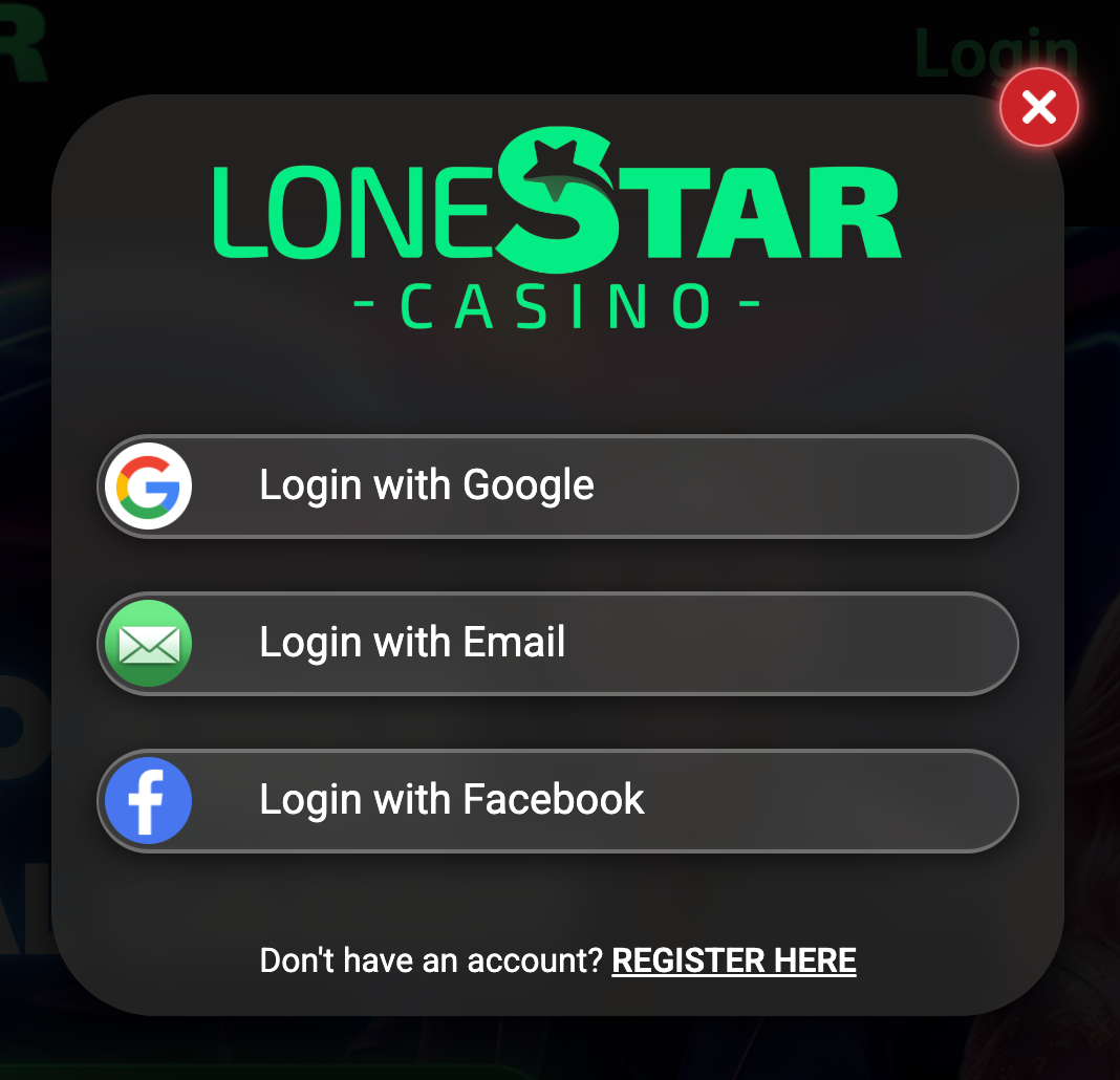 LoneStar Casino Login