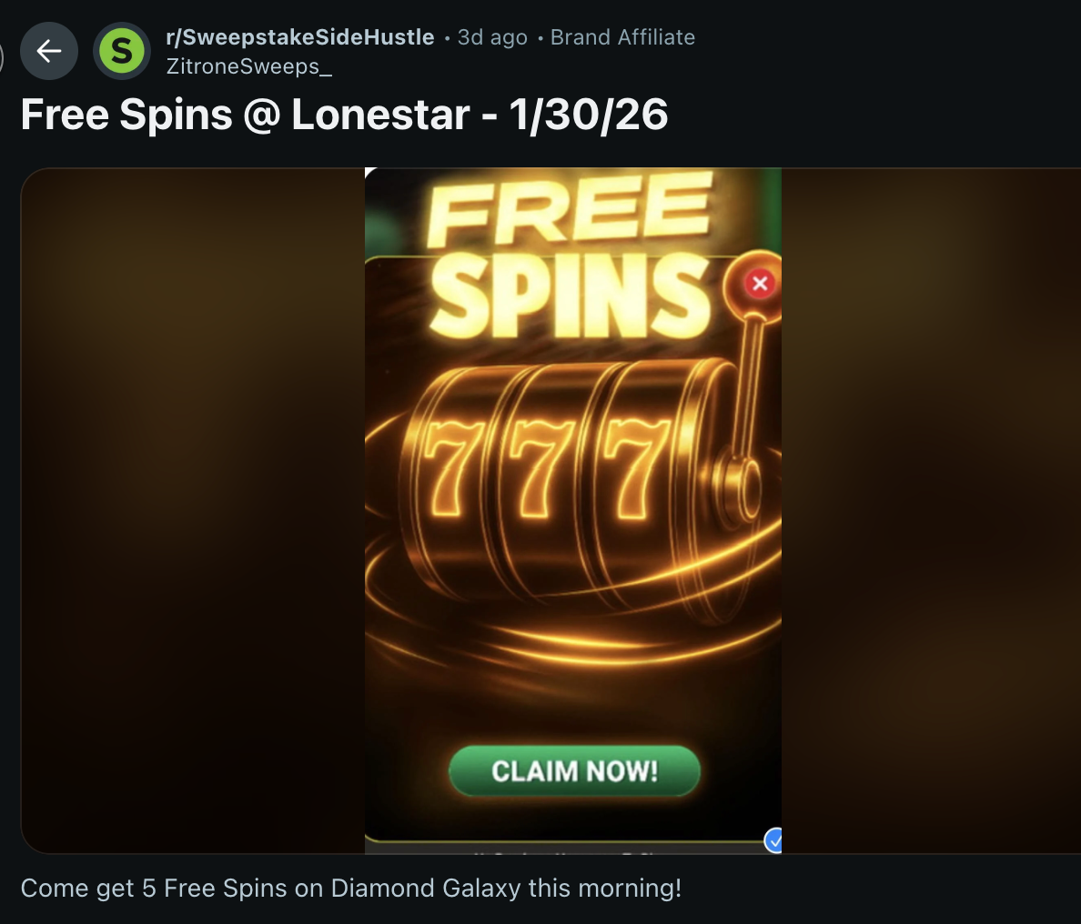 Lonestar Casino Free Spins