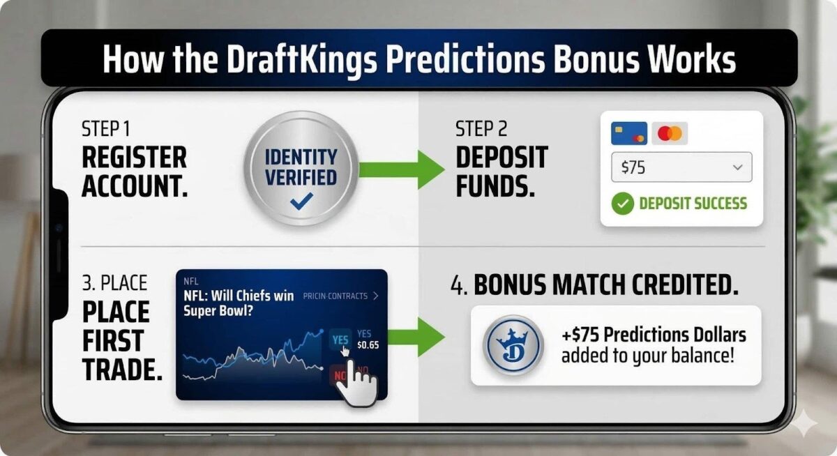 How the DraftKings Predictions Bonus Works
