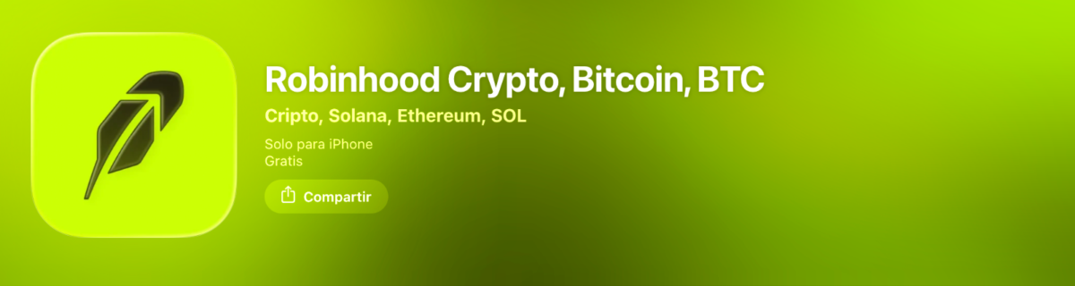 Robinhood crypto App