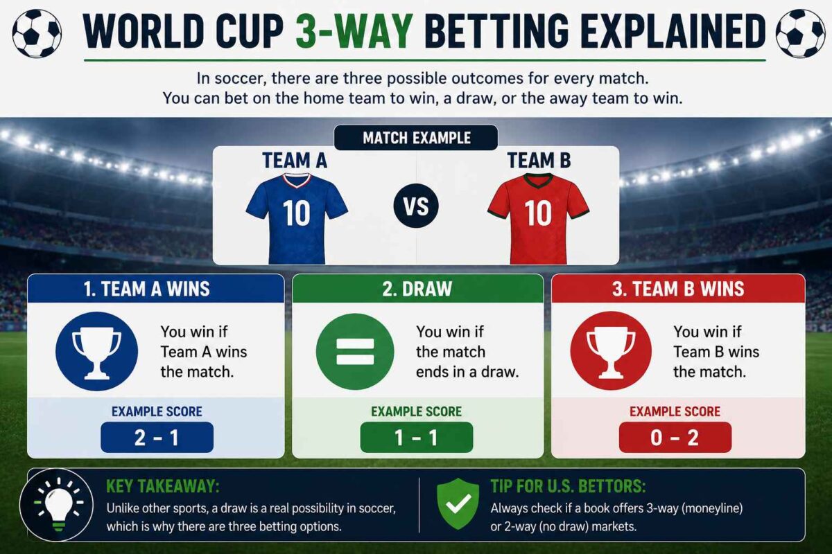 FIFA World Cup Betting Markets- moneyline