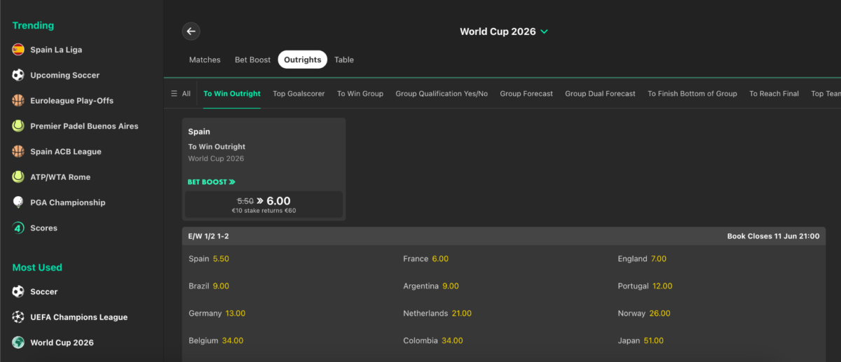 Picks for World Cup Betting