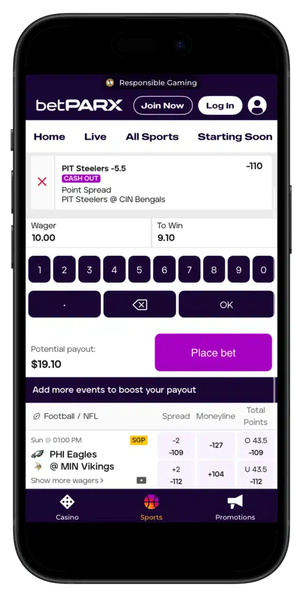 betPARX World Cup Betting