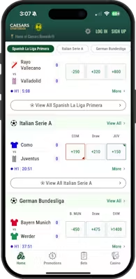 Caesars World Cup Betting
