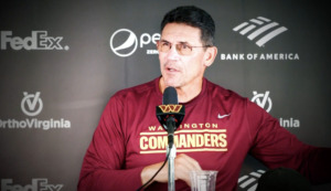 Eric Bieniemy ron rivera Commanders