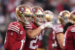 49ers brock Purdy Christian mcCaffrey