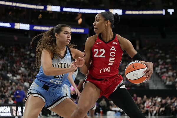 WNBA Chicago Sky Las Vegas Aces A'Ja Wilson
