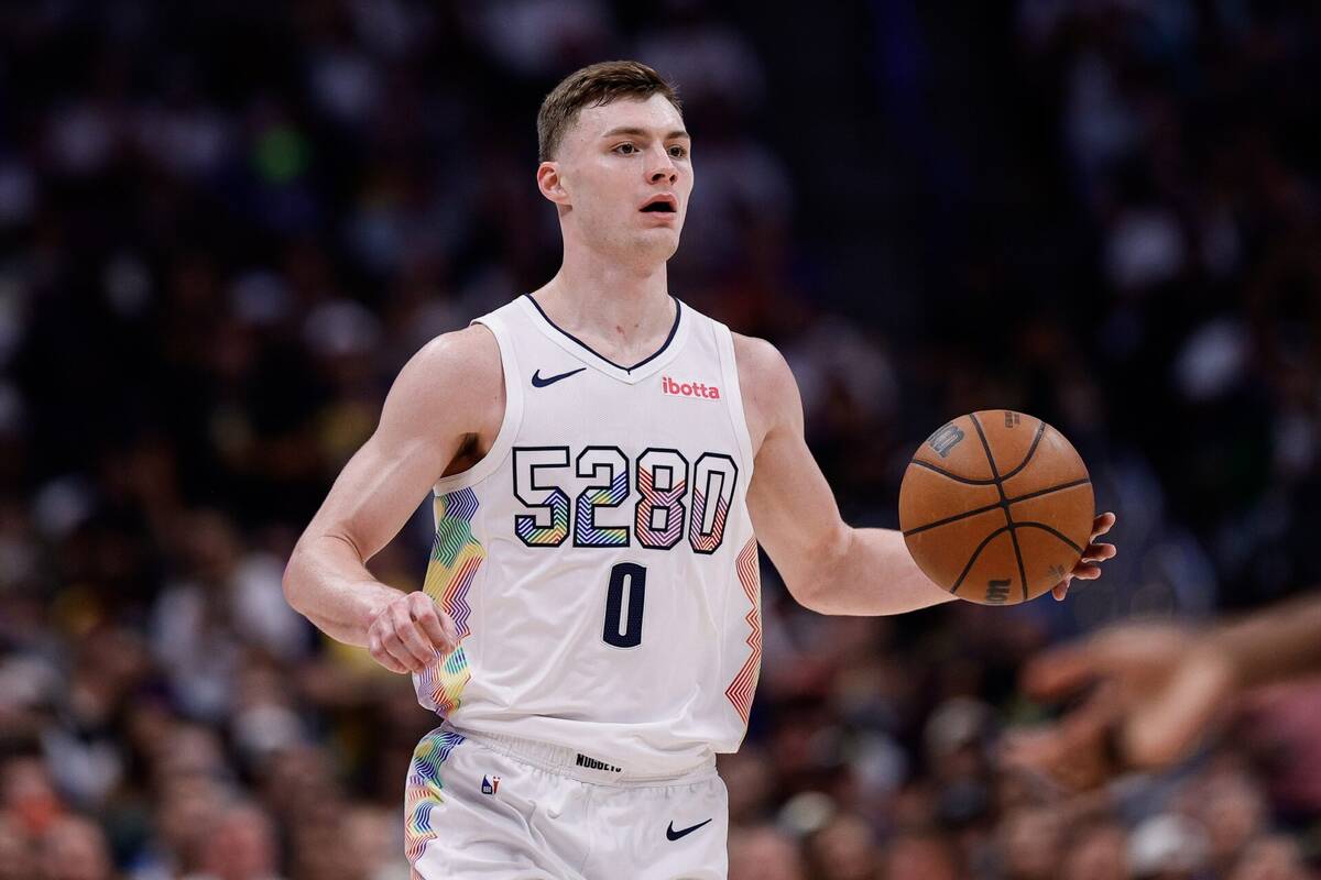 NBA Denver Nuggets Christian Braun Nikola Jokic