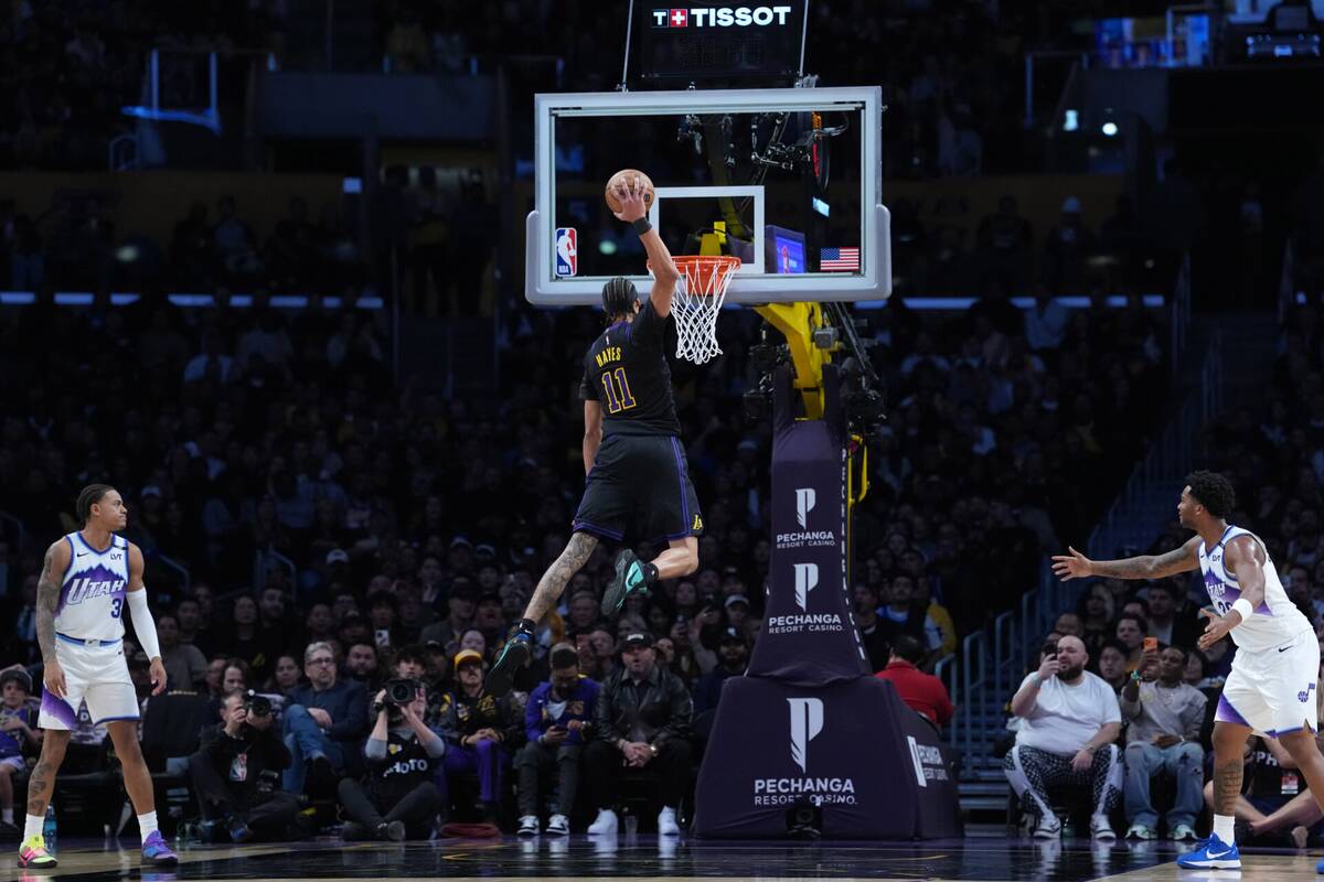 Los Angeles Lakers NBA LeBron James Luka Doncic Jaxson Hayes