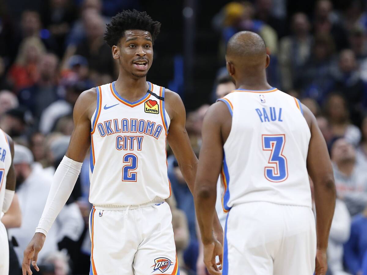 Chris Paul Shai Gilgeous Alexander Los Angeles Clippers Oklahoma City Thunder NBA