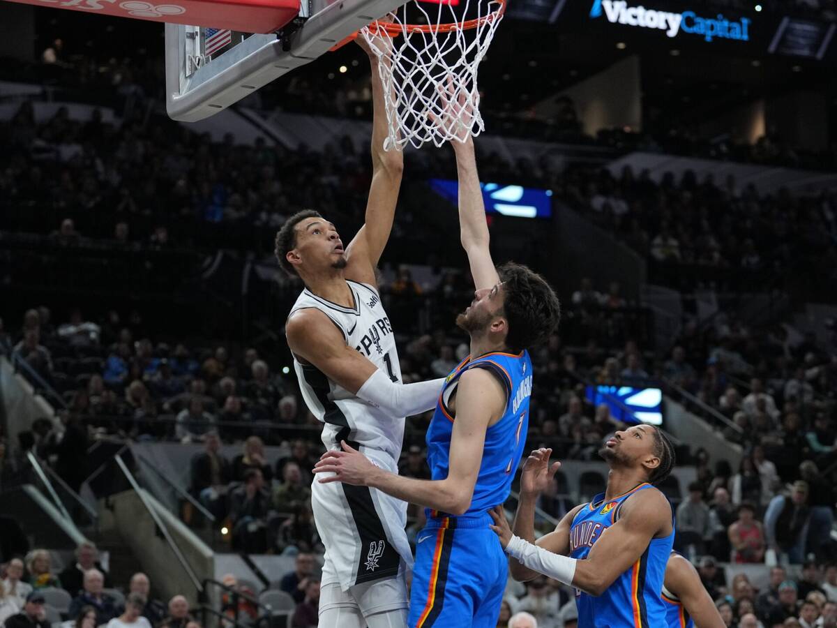 Victor Wembanyama Stephon Castle San Antonio Spurs Chet Holmgren Thunder Lakers