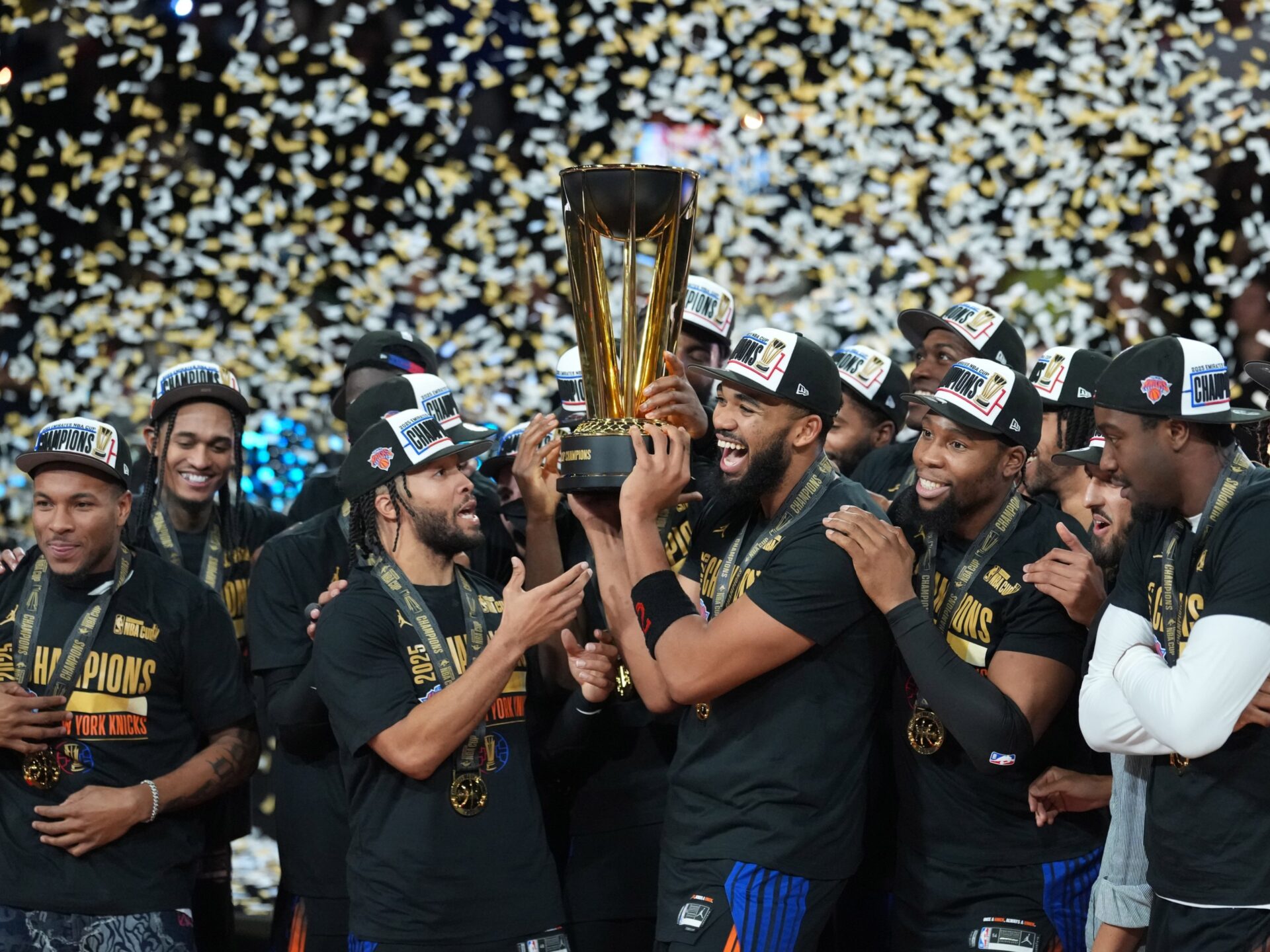 Jalen Brunson Victor Wembanyama Knicks Spurs NBA Cup