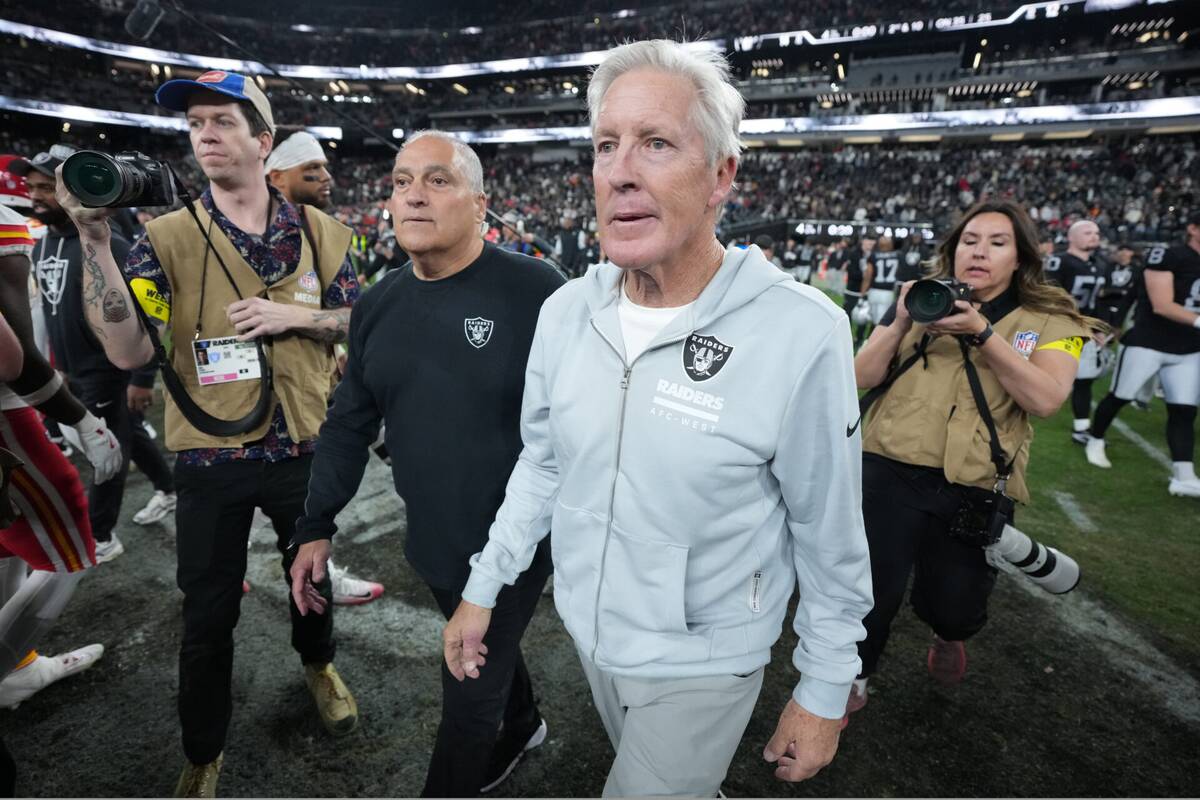 Pete Carroll Las Vegas Raiders