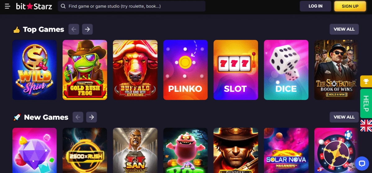 bitstarz homepage