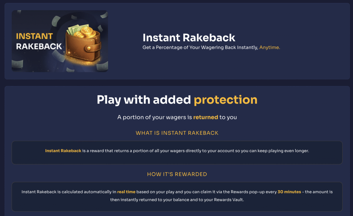 reybets instant rakeback