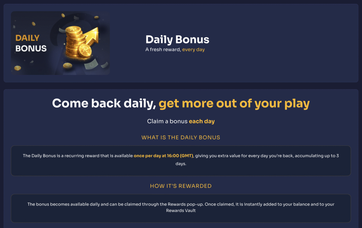 reybets daily bonus