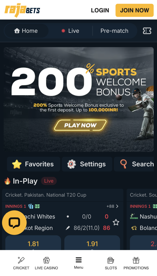 rajabets cricket betting 