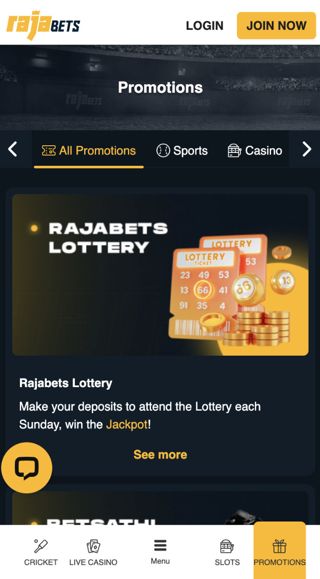 rajabets existing customers offers