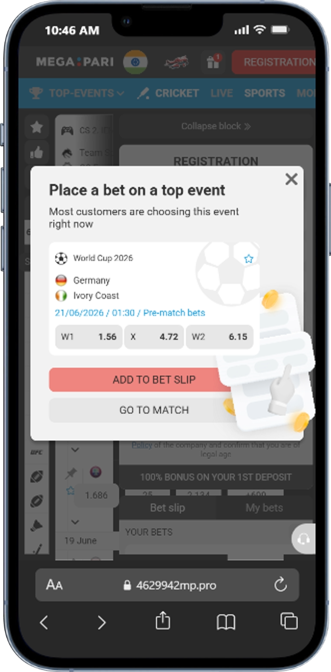 Sports Betting at Megapari