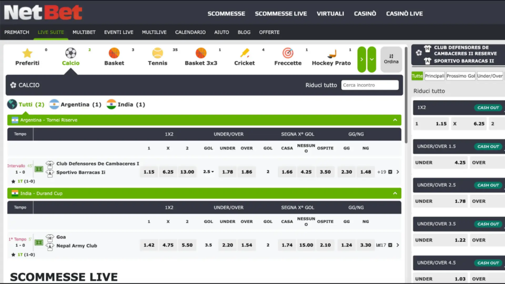 Come piazzare la tua prima scommessa su NetBet