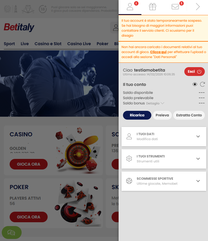 Come usare il codice promozionale BetItaly e creare un account