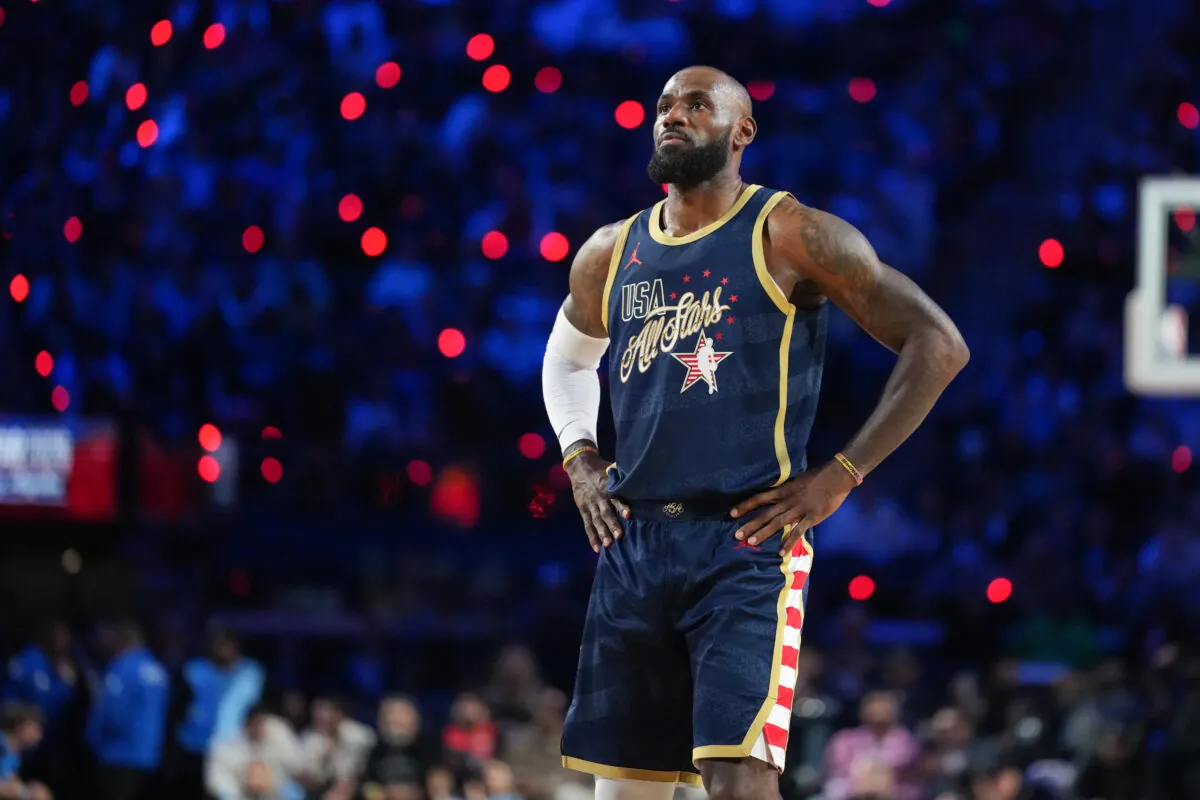 LeBron James durante l'All-Star Game