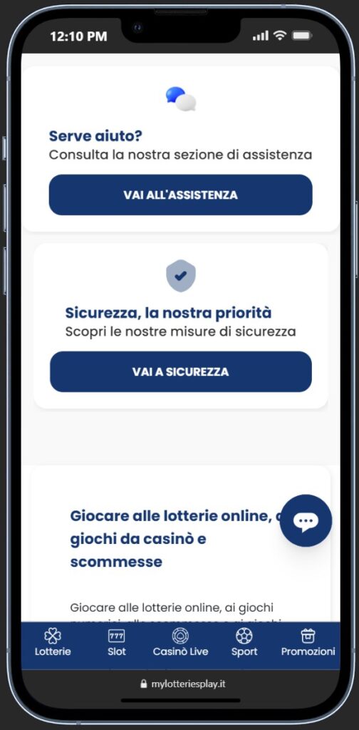 recensione di mylotteriesplay - servizio clienti