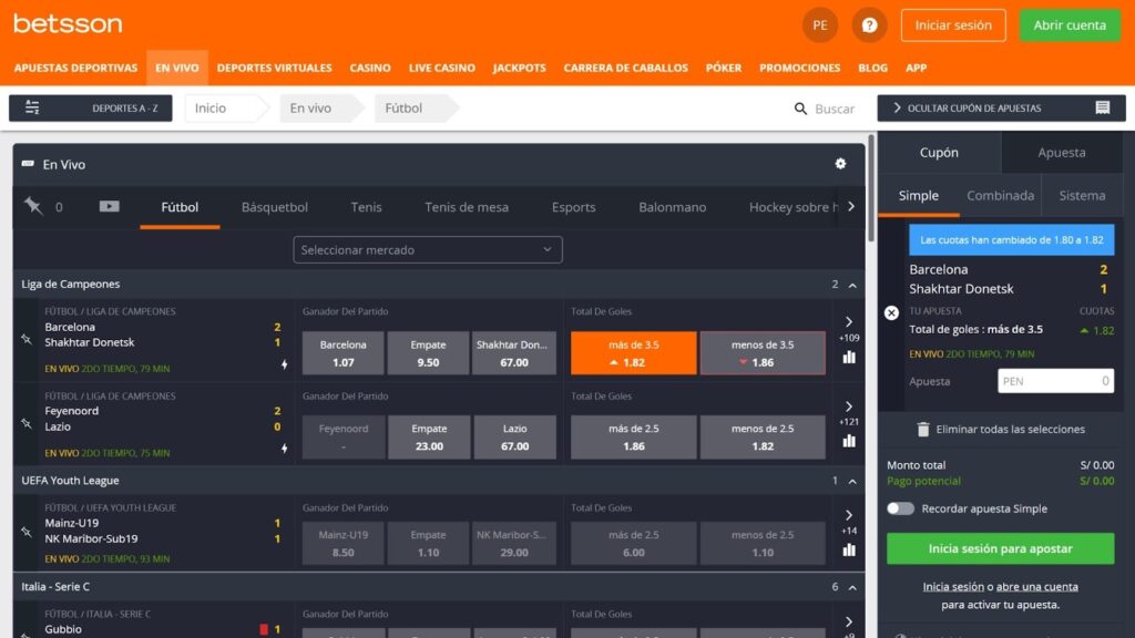 Betsson: fiabilidad y trayectoria regional