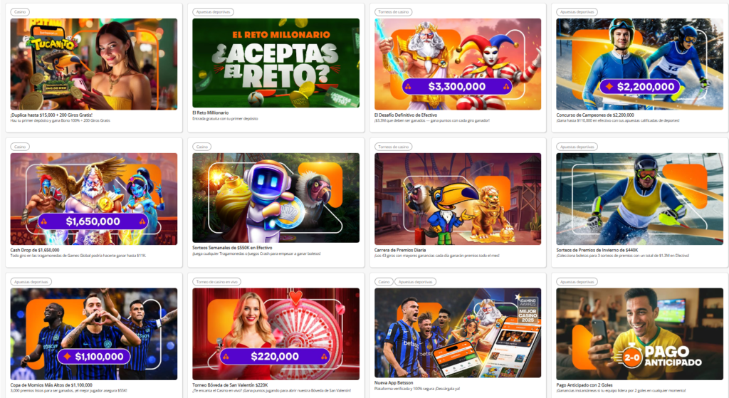 Betsson — El paquete de bienvenida más grande