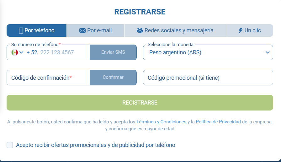 &iquest;D&oacute;nde se pone el c&oacute;digo promocional apuestas?