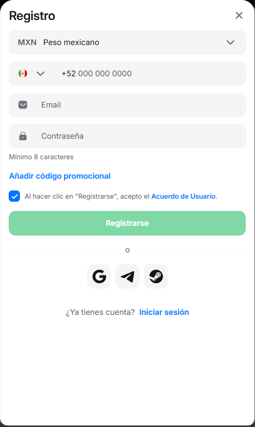 Cómo usar el código promocional 1win paso a paso