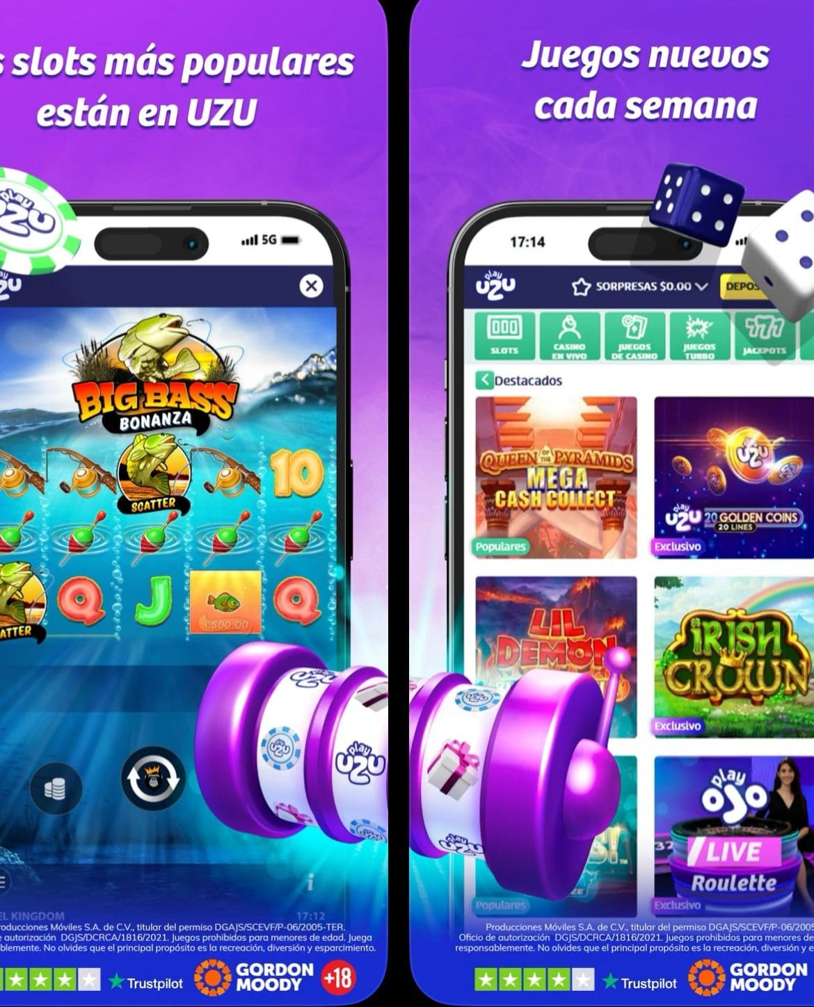 ¿En qué dispositivos funciona PlayUZU mx app?
jegos nuevos cada semana